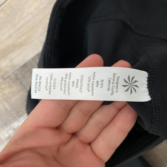 Athleta Black and Gray Plie Tights Leggings XS - Picture 9 of 11